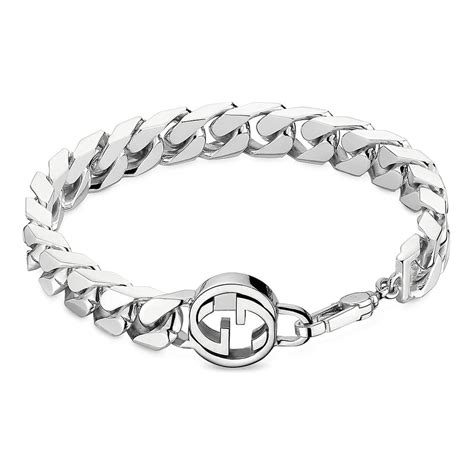 bracciale a staffe gucci in argento prezzo|Bracciali di lusso Gucci .